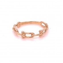 Златен дамски пръстен Tiffany 1,59гр. размер:52 14кр. проба:585 модел:34467-5