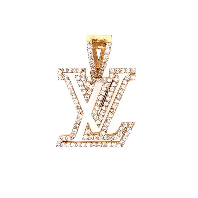 Златен медальон Vuitton 4,14гр. 14кр. проба:585 модел:16534-3