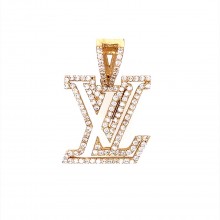 Златен медальон Vuitton 4,14гр. 14кр. проба:585 модел:16534-3