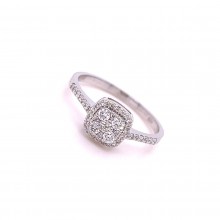 Златен дамски пръстен с диаманти 0,36Ct. чистота:SI  размер:54 модел:42556-1