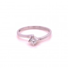 Златен дамски пръстен с диамант 0,23Ct. чистота:VS размер:54 модел:34032-1