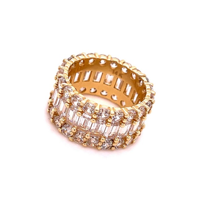 Златен дамски пръстен Boucheron 11,72гр. размер:55 14кр. проба:585 модел:36267-6
