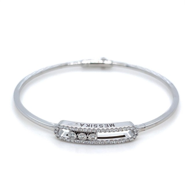 Златна дамска гривна с диаманти 0,58Ct. 18кр. модел:43058-1