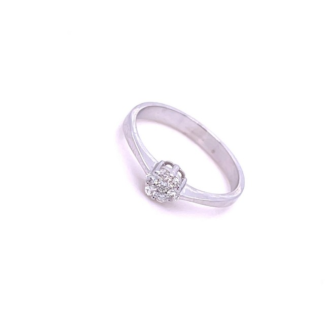 Златен дамски пръстен с диамант 0,20Ct. размер:54 модел:43650-1