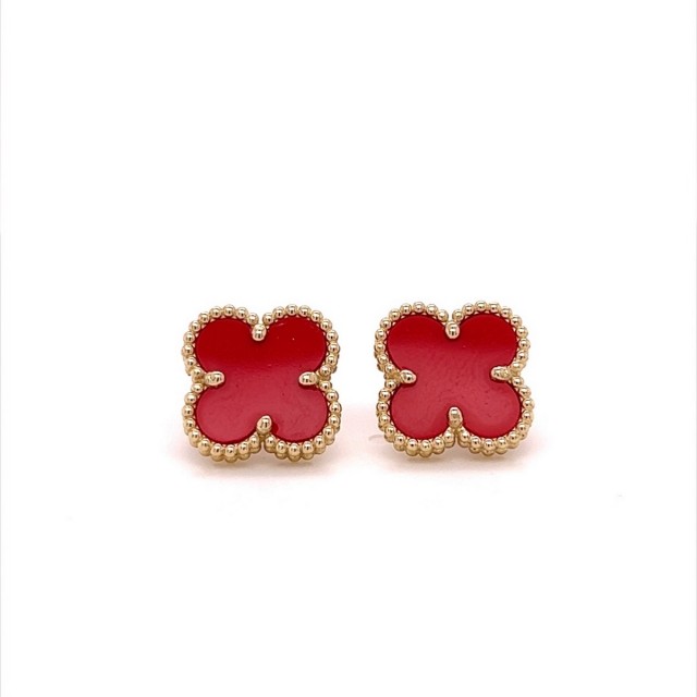 Златни обеци Cleef 4,43гр. 14кр. проба:585 модел:22475-5