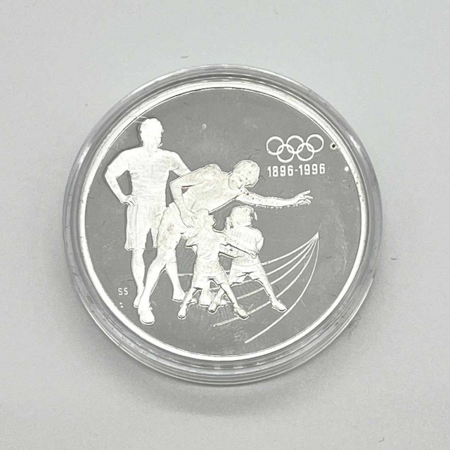Сребърна монета 33,63гр. 100г. Олимпиада 