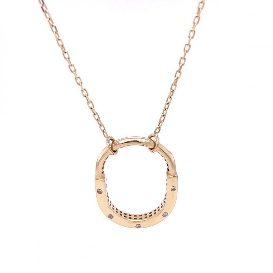 Златно колие Tiffany 3,94гр, 44см, 14 карата, проба 585, модел 23132-4.
