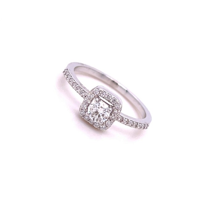 Златен дамски пръстен с диаманти 0,45Ct. чистота:SI  размер:54 модел:42560-1