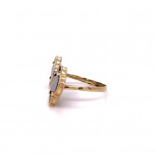 Златен дамски пръстен Cleef 4,95гр. размер:59 14кр. проба:585 модел:750-5