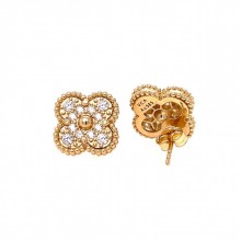 Златни обеци Cleef 6,56гр. 14кр. проба:585 модел:33747-4