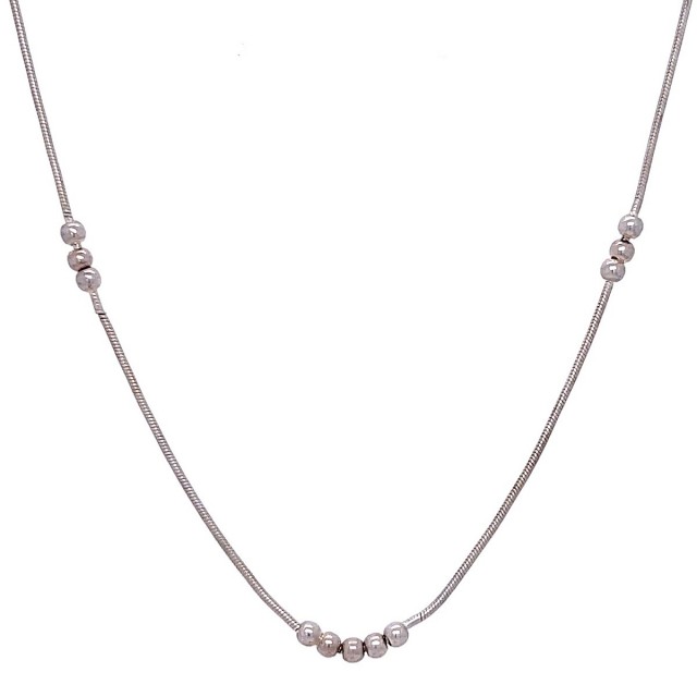 Сребърно колие 4.75гр. 44см. проба:925 модел:42079-2