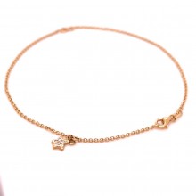 Златна гривна за крак 2,50гр. 25,0см. 14кр. проба:585 модел:40319-6