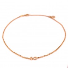 Златна гривна за крак 2,50гр. 25,0см. 14кр. проба:585 модел:40319-6
