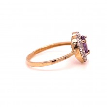 Златен дамски пръстен 1,77гр. размер:54 14кр. проба:585 модел:34472-2