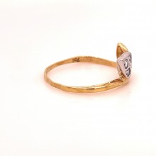 Златен дамски пръстен 1,80гр. размер:57 18кр. проба:750 модел:4978-1