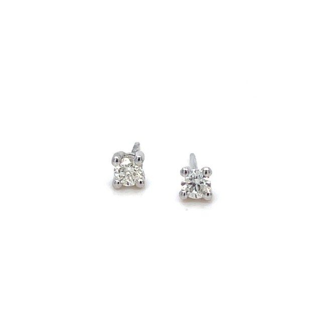 Златни обеци с диаманти 0,34Ct. чистота:SI модел:42900-1