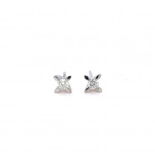 Златни обеци с диаманти 0,24Ct. чистота:SI модел:42901-1