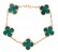 Златна дамска гривна Cleef 10,78гр. 18,0см. 14кр. проба:585 модел:32163-1