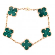 Златна дамска гривна Cleef 10,78гр. 18,0см. 14кр. проба:585 модел:32163-1
