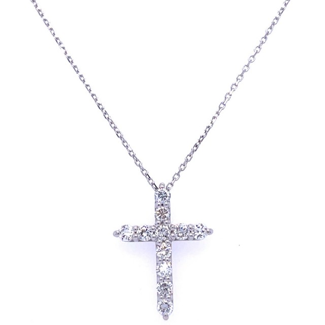 Златнo колие с диаманти 0,90Ct. чистота:VS 45см. модел:34713-1