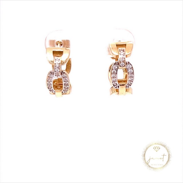 Златни обеци Tiffany 4,00гр. 14кр. проба:585 модел:10157-5