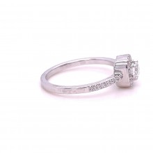 Златен дамски пръстен с диаманти 0,45Ct. чистота:SI  размер:54 модел:42560-1